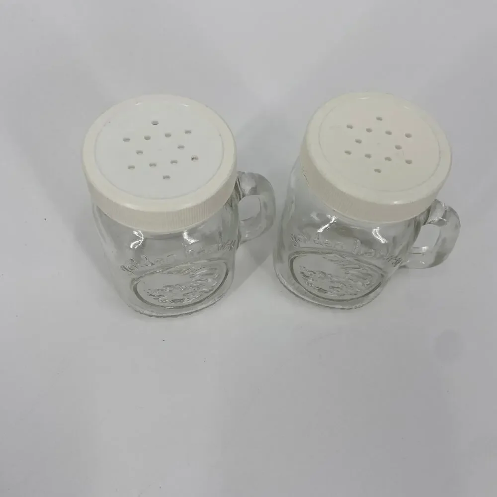 Golden Harvest Salt & Pepper Shaker Mini Mason Jars